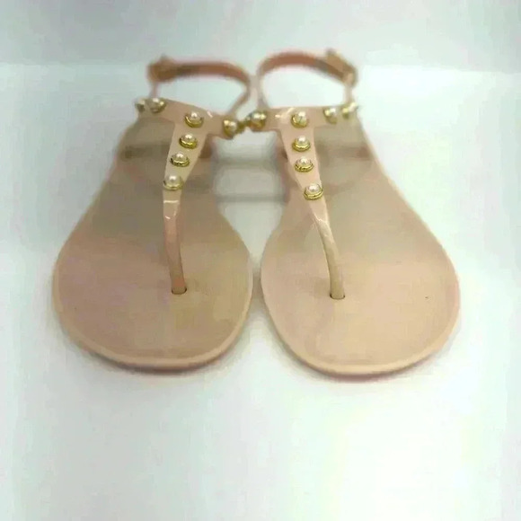 CARVELA GOLDIE PEARLY STUD JELLY SANDALS KIDS PEARL EMBELLISHED SIZE 3 - Picture 6 of 6